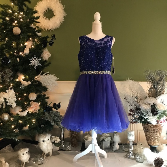 Short Baby doll tulle Cocktail party prom dress - Picture 1 of 10